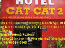 Chính Chủ Cần Sang Nhượng Khách Sạn 10 Phòng Đang Kinh Doanh Cực Tốt Tại Bình Chánh, Hồ Chí Minh