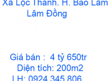Chính chủ cần bán nhà mặt tiền ở gần QL.55, Xã Lộc Thành