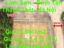 Chính chủ cần bán gấp 88m Tái Định Cư Linh Sơn - Bình Yên - Thạch Thất- Hà Nội