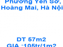 Chính chủ bán đất Số  68, ngõ 225, tổ 5, Phố Yên Duyên, Phường Yên Sở, Hoàng Mai, Hà Nội.