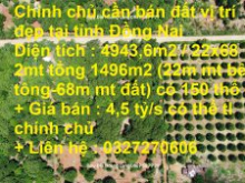 Chính chủ cần bán đất vị trí đẹp tại tỉnh Đồng Nai