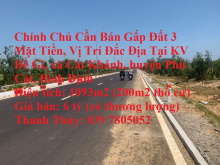 Chính Chủ Cần Bán Gấp Đất 3 Mặt Tiền, Vị Trí Đắc Địa Tại Cát Khánh, Bình Định