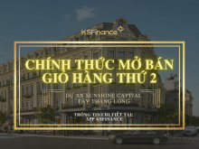 MỞ BÁN QUỸ CĂN SHOPHOUSE MẶT ĐƯỜNG 60M- SUNSHINE CAPITAL TÂY THĂNG LONG