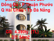 Chính chủ chào bán Siêu Phẩm 4Tầng4Mê đường Phan Kế Bính thông đường Đống Đa - P Thuận Phước - Q Hải Châu - Tp Đà Nẵng