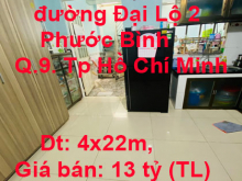 Cần bán nhà mặt tiền đường Đại Lộ 2, p. Phước Bình, Q.9. Tp Hồ Chí Minh