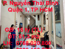 Chính chủ cần bán nhà 51,3m2 ở Phường Nguyễn Thái Bình, Quận 1, TP HCM