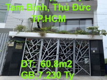 HOT: Bán nhà đẹp 2 mặt tiền, XD full thổ cư Tam Bình, Thủ Đức giá tốt nhất