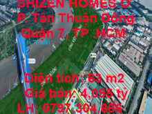 Cần Bán Dự Án Căn Hộ SHIZEN HOMES Ở Phường Tân Thuận Đông, Quận 7, TP Hồ Chí Minh