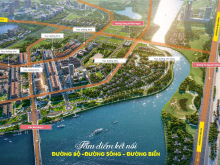 Bán lô đất cạnh sông Cổ Cò, phía sau Cocobay, thuộc đô thị Indochina Riverside, CK đến 9%