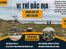 Lô đất HOT nhất Tam Tiến, giáp biển Tam Tiến - Núi Thành - Quảng Nam, gần sân bay Chu Lai