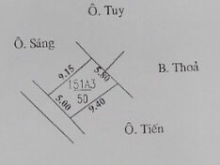 Bán Gấp Mảnh Thổ Cư La tinh  50m2 Nở Hậu Đẹp, Sát Mặt đường Quy Hoạch. Giá F0