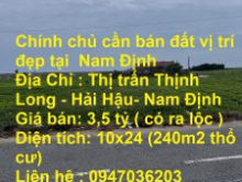 Chính chủ cần bán đất vị trí đẹp tại Nam Định