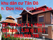 Chính chủ cần bán lô đất khu dân cư Tân Đô, huyện Đức Hòa , tỉnh Long An