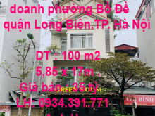 Bán nhà mặt phố kinh doanh phường Bồ Đề quận Long Biên