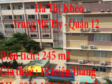 Cho thuê Mặt bằng kinh doanh ở Hà Thị Khéo, Phường Trung Mỹ Tây, Quận 12, Tp Hồ Chí Minh