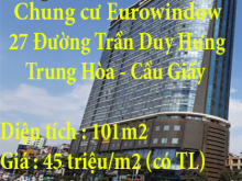 Chính Chủ Bán căn hộ Chung cư Eurowindow  27 Đường Trần Duy Hưng, Phường Trung Hòa, Cầu Giấy, Hà Nội