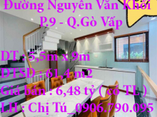 Chính chủ bán nhà Đường Nguyễn Văn Khối, Phường 9, Quận Gò Vấp, Tp Hồ Chí Minh