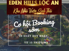 Nhà Vườn Sinh Thái Eden Hills Lộc An- Bảo Lâm- Lâm Đồng giá tốt