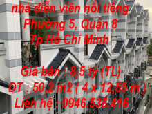 Cần bán nhà QL50 sát vách nhà diễn viên nổi tiếng Phường 5, Quận 8, Tp Hồ Chí Minh