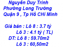 Chính chủ cần bán 2 lô đất ở phố thương mại trung tâm Long Trường