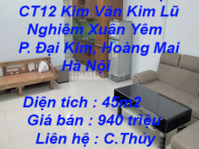 Chính chủ bán căn hộ tòa CT12 Kim Văn Kim Lũ, Đường Nghiêm Xuân Yêm, Phường Đại Kim, Hoàng Mai, Hà Nội