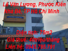 Cho Thuê Nhà Mặt tiền Lê Văn Lương, Phước Kiển, Nhà Bè, TP Hồ Chí Minh