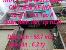 NHÀ Ở CẦN BÁN CHÍNH CHỦ HẺM XE HƠI