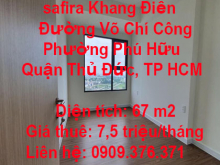 Chính chủ cho thuê căn hộ safira Khang Điền