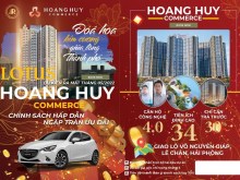 Hoàng Huy Commerce Hải Phòng với quỹ căn vị trí siêu phẩm tầng 5 - 8 - 16 - 22 - 25 - 29 - 30