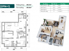 Phương Đông Green Home 2 phòng ngủ view rộng thoáng sáng, giá từ 29tr/m2 LH: 0982.706.222