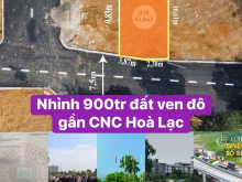 CẦN BÁN LÔ ĐẤT 63.8M2 FULL THỔ CƯ NHỈNH 1 TỶ GẦN ĐH FPT KHU CNC HÒA LẠC