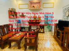 HÓT HÓT Sở Hữu Ngay Nhà Hẻm 3 Gác Siêu Đẹp Tại 5/4A Ấp 3, Xã Tân Quý Tây , Huyện Bình Chánh ,TP HCM