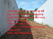 Chính chủ tôi cần bán nhanh lô đất đẹp mặt tiền đường nhựa huyện Long Hồ, tỉnh Vĩnh Long.