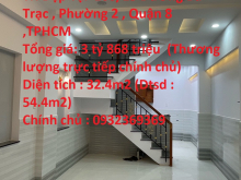 Chính Chủ Cần Bán Căn Nhà Vị Trí Đẹp Tại  166/13 Dương Bá Trạc , Phường 2 , Quận 8 ,TPHCM