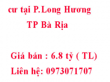 Cần Bán 221,2 m2 đất thổ cư tại Phường Long Hương, TP Bà Rịa