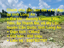 Chính chủ cần bán đất vị trí đẹp tại tỉnh Long An