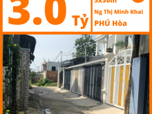 BÁN ĐẤT 5x30 HẺM 269 NGUYỄN THỊ MINH KHAI, PHÚ HÒA, THỦ DẦU MỘT, BÌNH DƯƠNG