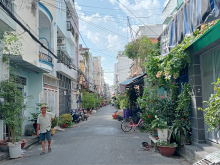 Hẻm 8m Khuông Việt, Phú Trung, 4.1x23m, 1 trệt 1 lầu