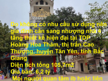 Do không có nhu cầu sử dụng nên gia đình cần sang nhượng nhà 4 tầng thiết kế hiện đại tại TDP Hoàng Hoa Thám, thị trấn Cao Thượng, huyện Tân Yên, tỉnh Bắc Giang