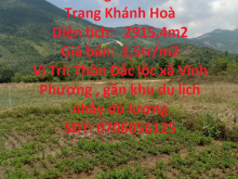 Sở Hữu Ngay Lô Đất Đẹp Xã Vĩnh Phương Thành Phố Nha Trang Khánh Hoà