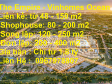 The Empire – Vinhomes Ocean Park 2. Chỉ với 1,8ty, Quỹ căn đẹp, giá rẻ hấp dẫn, chiết khấu đến 10,5%