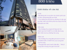 Bán căn hộ nghỉ dưỡng The Holiday chỉ từ 800 triệu, trung tâm khu du lịch Bãi Cháy.