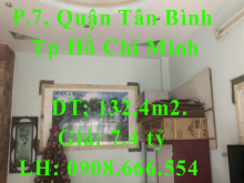 Chính chủ cần bán nhà Phường 7, Quận Tân Bình, Tp Hồ Chí Minh