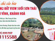 Bán 20000m2 đất view suối Sơn Thái, khánh Vĩnh, Khánh Hoà