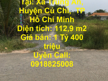 Sở Hữu Ngay Đất Thổ Cư Vị Trí Đẹp Tại: Xã Trung An, Huyện Củ Chi,  TP Hồ Chí Minh