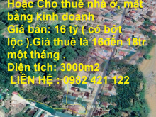 Chính chủ : Cần bán Nhà Hoặc Cho thuê nhà ở, mặt bằng kinh doanh