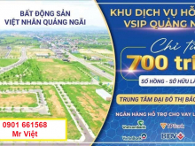 Bán đất Khu Dịch vụ Hỗn hợp VSIP Quảng Ngãi DT 126m2 Giá 1.6 tỷ
