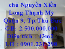 Cần bán căn hộ chính chủ  , 512 Nguyễn Xiển, Long Thạnh Mỹ, Quận 9, Tp.Thủ Đức, TP HCM