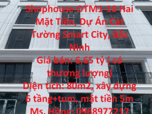 Chính Chủ Bán Gấp Căn Shophouse OTM1-10 Hai Mặt Tiền, Dự Án Cát Tường Smart City, Bắc Ninh