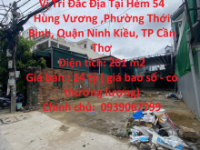 Sở Hữu Ngay Lô Đất Siêu Đẹp Vị Trí Đắc Địa Tại Quận Ninh Kiều, TP Cần Thơ